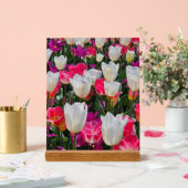 Lente in bloei acryl bord (Huwelijk)