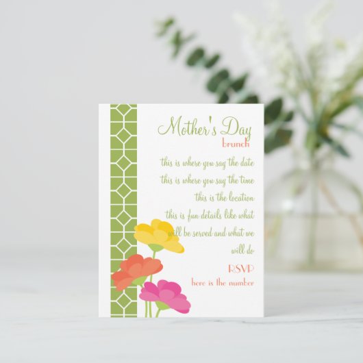 Lente in Bloom Kaart (Staand voorkant)