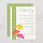 Lente in Bloom Kaart (Voorkant / Achterkant)