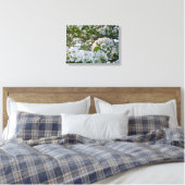 Lente in bloom Stretched Canvas Print (Insitu (Slaapkamer))