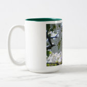 Lente in Bloom Tweekleurige Koffiemok (Links)