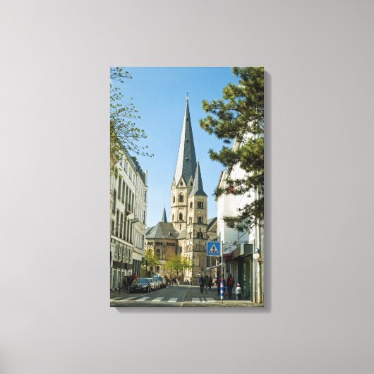 Lente in Bonn Ingepakt Canvas Afdruk (Voorkant)