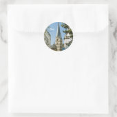 Lente in Bonn Ronde Sticker (Tas)