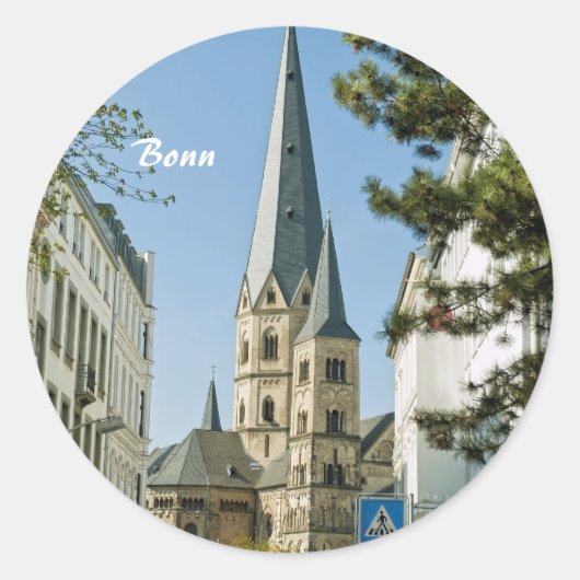 Lente in Bonn Ronde Sticker (Voorkant)