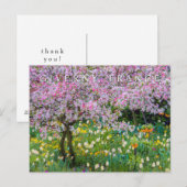 Lente in Claude Monets tuin | Dank je Briefkaart (Voorkant / Achterkant)
