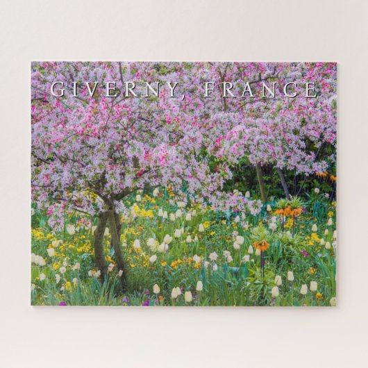 Lente in Claude Monets tuin Legpuzzel (Horizontaal)