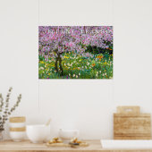 Lente in Claude Monets tuin Poster (Keuken)