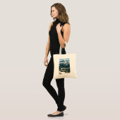 Lente in de bergen tote bag (Voorkant (model))