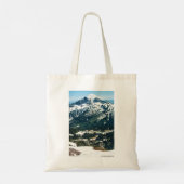 Lente in de bergen tote bag (Achterkant)