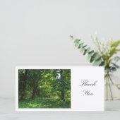 Lente in de Bossen 01 - Hartelijk dank Bedankkaart (Staand voorkant)