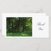 Lente in de Bossen 02 - Hartelijk dank Bedankkaart (Voorkant / Achterkant)