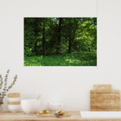 Lente in de Bossen 02 Poster (Keuken)