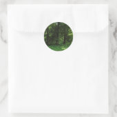 Lente in de Bossen 02 Ronde Sticker (Tas)