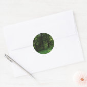Lente in de Bossen 02 Ronde Sticker (Envelop)