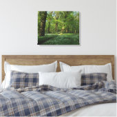 Lente in de Bossen, Bute Park, Cardiff Canvas Afdruk (Insitu (Slaapkamer))