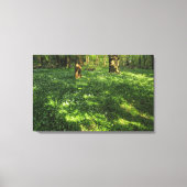 Lente in de Bossen Canvas Afdruk (Voorkant)
