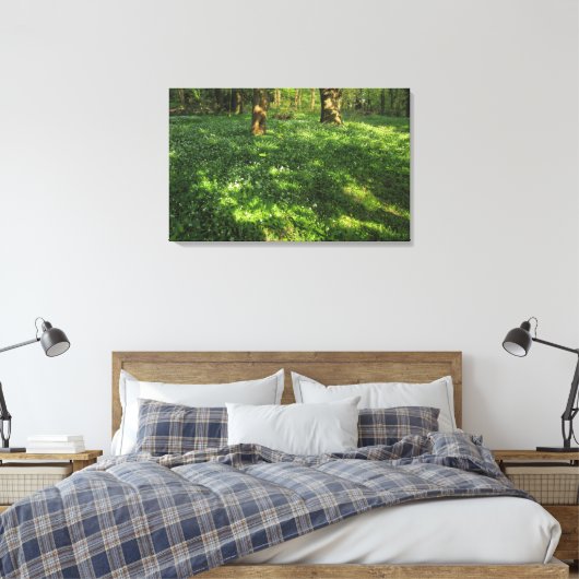 Lente in de Bossen Canvas Afdruk (Insitu (Slaapkamer))