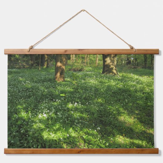 Lente in de Bossen Hangend Wandkleed (Voorkant)