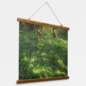 Lente in de Bossen Hangend Wandkleed (Gebogen)