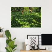 Lente in de Bossen Poster (Thuiskantoor)