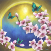 Lente in de Heavens-Sticker Sticker (Voorkant)