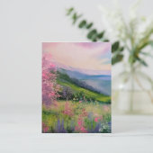 Lente in de Karpaten Briefkaart (Staand voorkant)