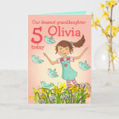 "Lente in de lucht" kleedkaart Kaart (Gele Bloem)