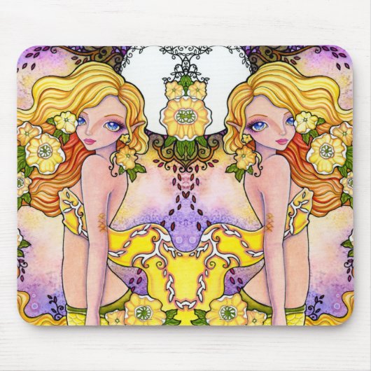 Lente in de lucht - Mousepad Muismat (Voorkant)