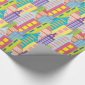 Lente in de stad cadeaupapier (Hoek)