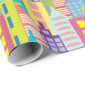 Lente in de stad cadeaupapier (Rol Hoek)