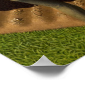 Lente in de stad door Grant Wood Poster (Hoek)