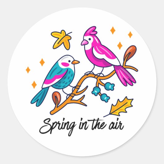 Lente in de Sticker van de luchtkast (Voorkant)