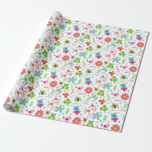 Lente in de tuin cadeaupapier