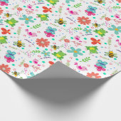 Lente in de tuin cadeaupapier (Hoek)