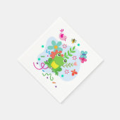 Lente in de tuin servet (Hoek)