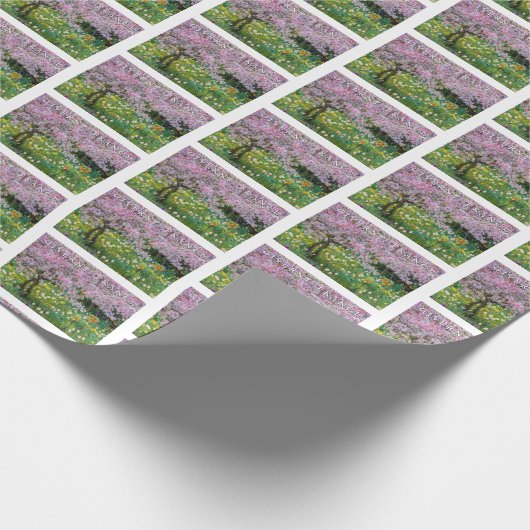 Lente in de tuin van Claude Monet Cadeaupapier (Hoek)