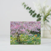Lente in de tuin van Claude Monet | Dank u Briefkaart (Staand voorkant)