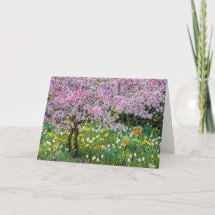 Lente in de tuin van Claude Monet Kaart