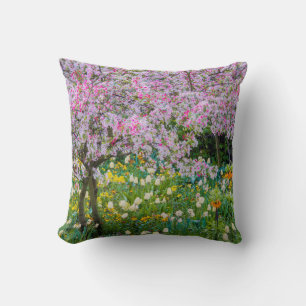 Lente in de tuin van Claude Monet Kussen