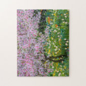 Lente in de tuin van Claude Monet Legpuzzel (Verticaal)