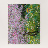 Lente in de tuin van Claude Monet Legpuzzel (Verticaal)