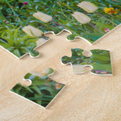 Lente in de tuin van Claude Monet Legpuzzel (Zijkant)