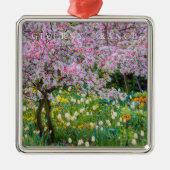 Lente in de tuin van Claude Monet Metalen Ornament (Voorkant)
