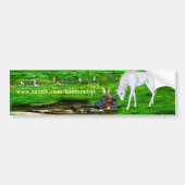 Lente in de weide bumpersticker (Voorkant)