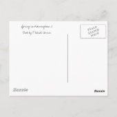 Lente in Framingham 2 Briefkaart (Achterkant)