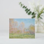 Lente in Giverny door Claude Monet Briefkaart (Staand voorkant)