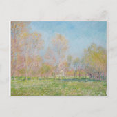 Lente in Giverny door Claude Monet Briefkaart (Voorkant)