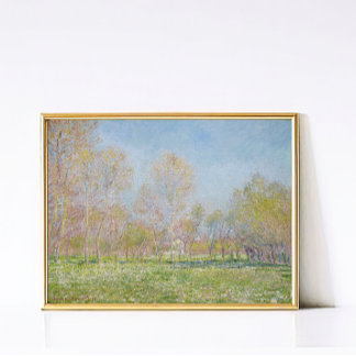 Lente in Giverny – Impressionistisch landschapskun Poster