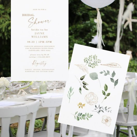 Lente in het Air Botanical Vrijgezellenfeest Kaart