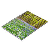 Lente in het blauw bos notitieboek (Linkerzijde)